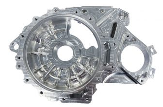 כיסוי קצה מנוע רכב מסוג אנודייז 6061-T6 אלומיניום CNC מעובד